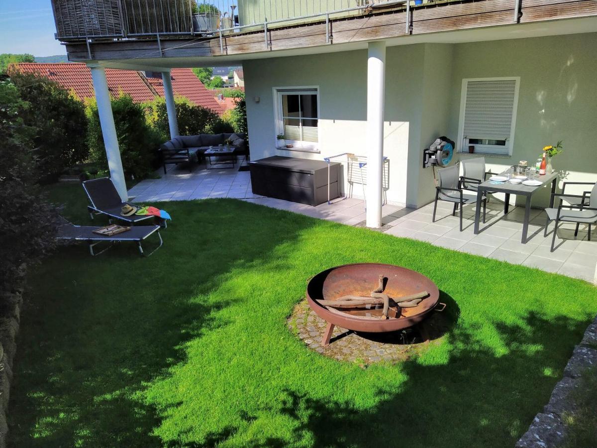 Entspannen Im Gruenen, Ferienwohnung Mit Eigenem Garten Keilberg Exteriör bild
