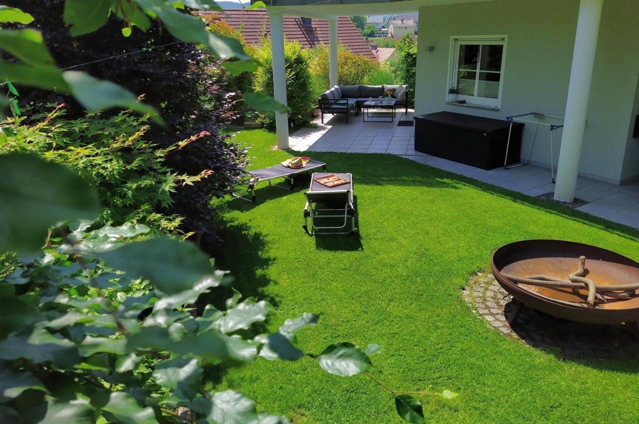 Entspannen Im Gruenen, Ferienwohnung Mit Eigenem Garten Keilberg Exteriör bild