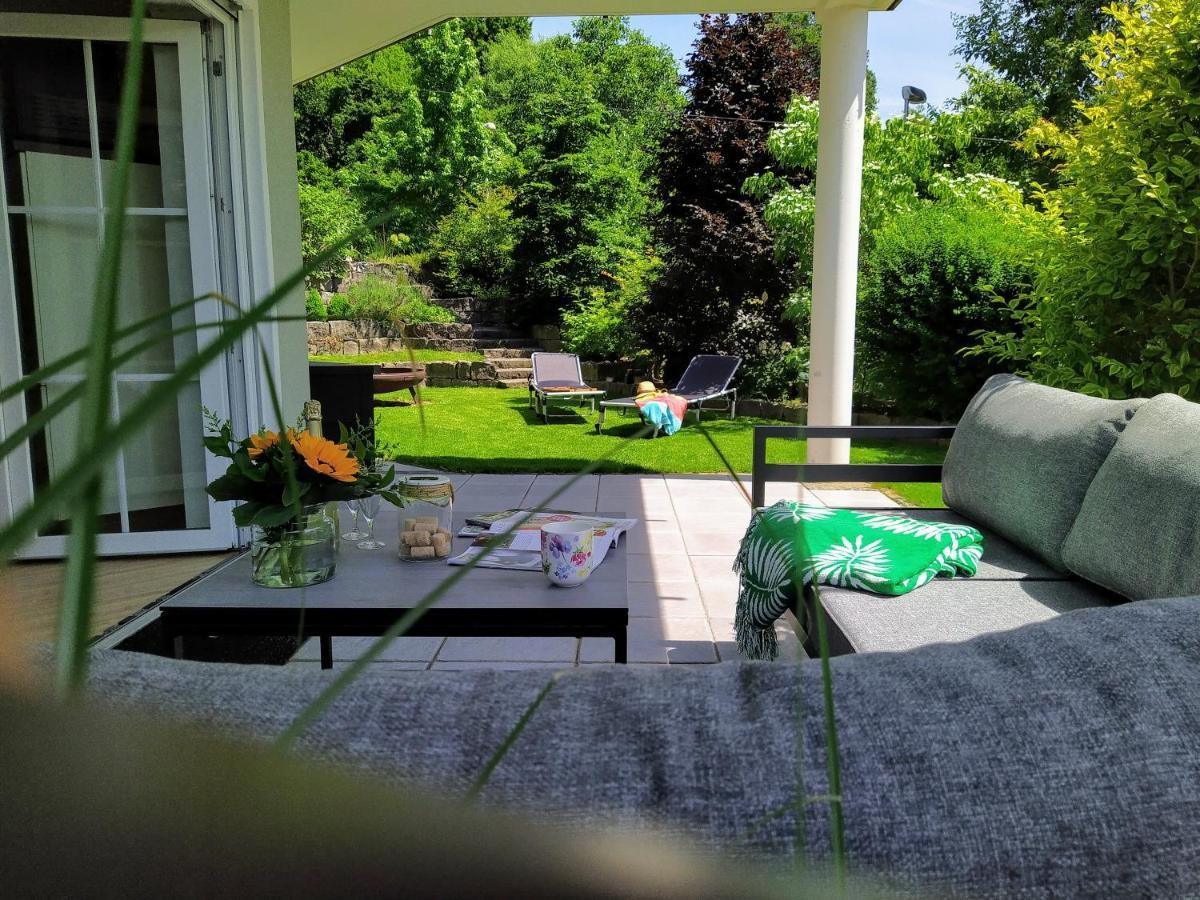 Entspannen Im Gruenen, Ferienwohnung Mit Eigenem Garten Keilberg Exteriör bild